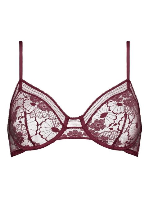 ERES Chataigne floral-lace full-cup bra - Purple - zdjęcie produktu nr 1