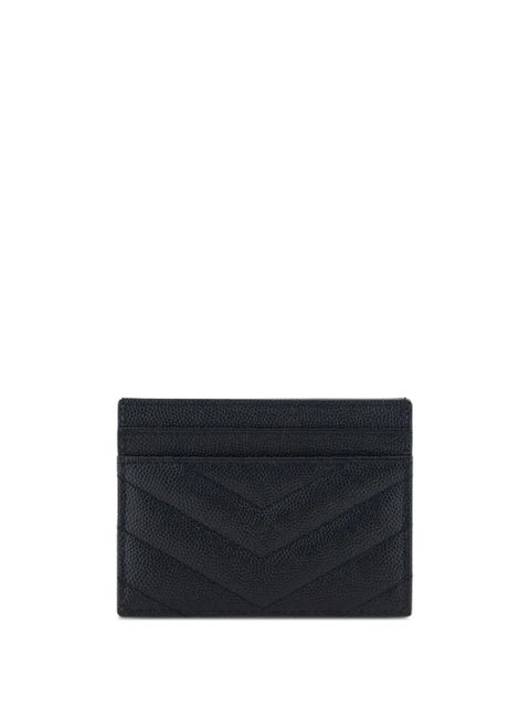 Saint Laurent Cassandre matelassé card holder - Black - zdjęcie produktu nr 2