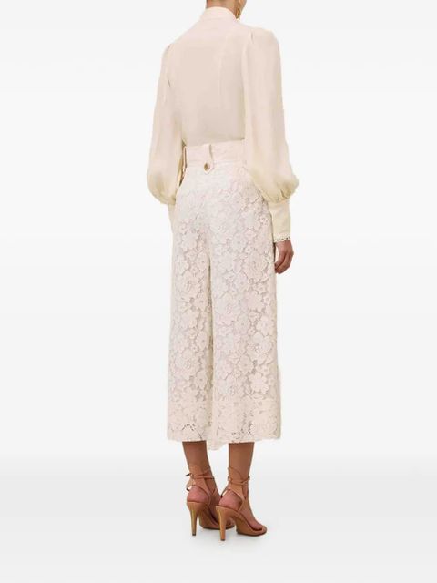 ZIMMERMANN button-fastening trim-detail blouse - Neutrals - zdjęcie produktu nr 2