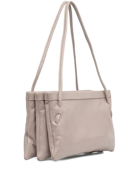 BY FAR 31165967 leather shoulder bag - Neutrals - zdjęcie produktu nr 1