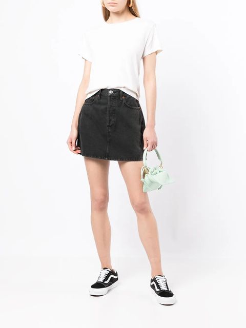 RE/DONE solid-colour crewneck T-shirt - White