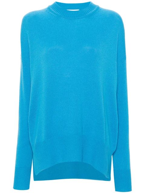 Jil Sander crew-neck cashmere jumper - Blue - zdjęcie produktu nr 1