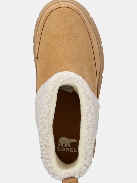 Sorel śniegowce zamszowe SOREL EXPLORER III SLIP-ON COZY WP