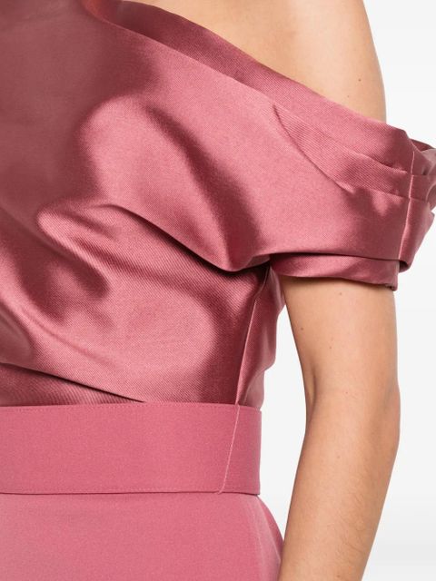Solace London one-shoulder dress - Pink