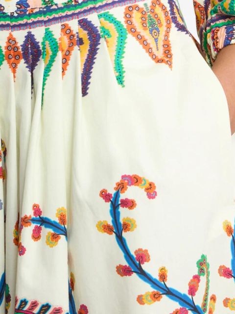 ETRO floral paisley-print pleated midi skirt - Neutrals - zdjęcie produktu nr 2