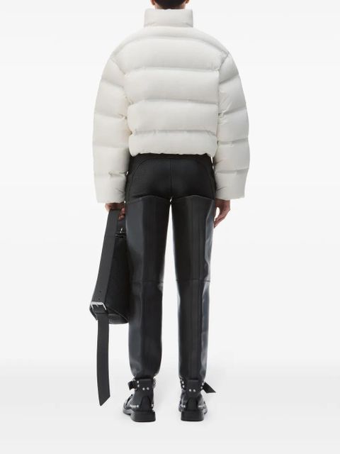 Alexander Wang cropped puffer jacket - White