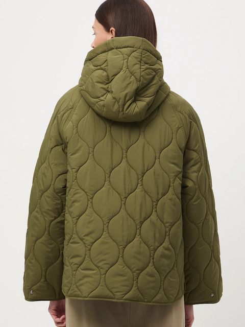 Medicine kurtka damska kolor zielony przejściowa oversize - zdjęcie produktu nr 2