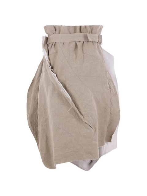 Comme Des Garçons asymmetric-hem skirt - Neutrals - zdjęcie produktu nr 1