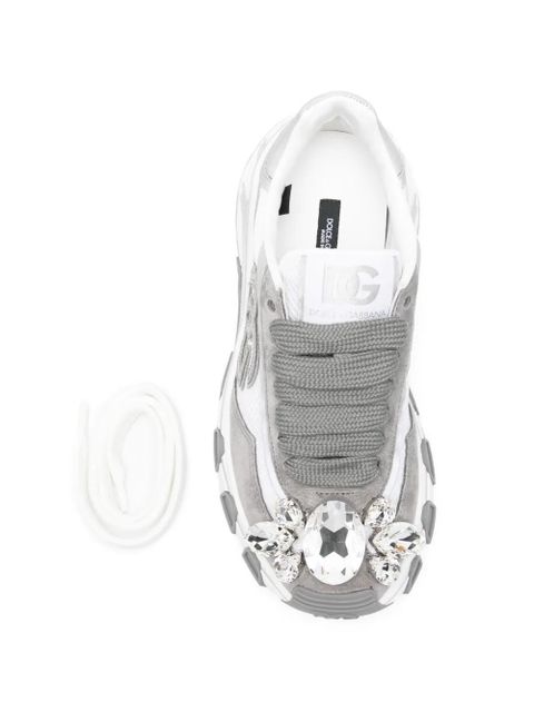 Dolce & Gabbana logo embellishment sneakers - White