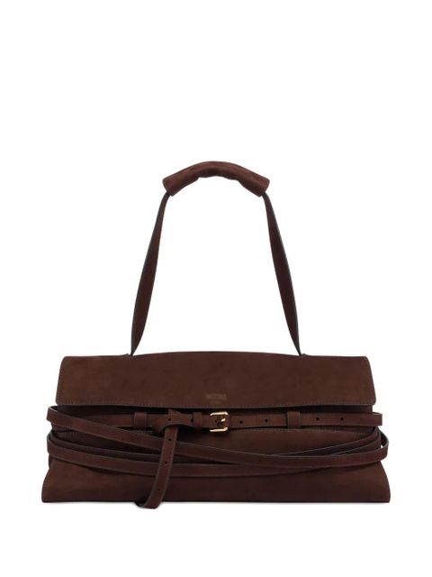 Moschino medium Tie Me shoulder bag - Brown - zdjęcie produktu nr 1