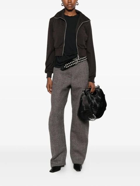 OUR LEGACY zip-up cardigan - Brown