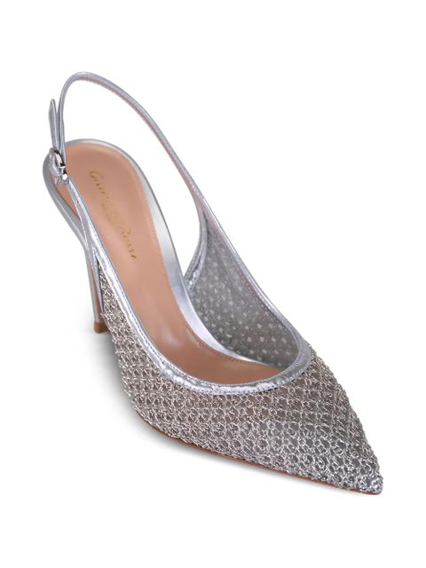 Gianvito Rossi Nikki pointed-toe pumps - Grey - zdjęcie produktu nr 2