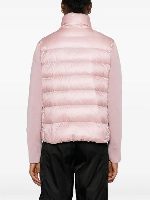 Moncler quilted shell jacket - Pink