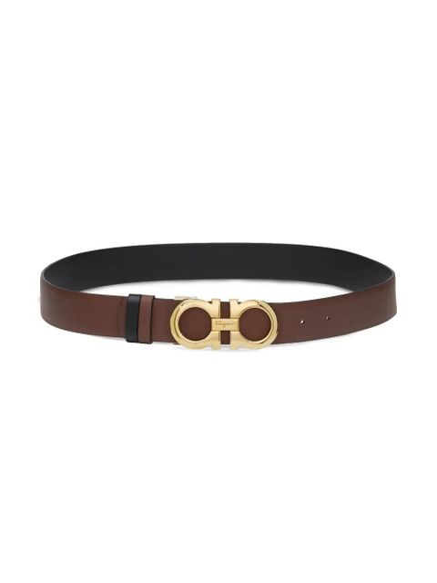 Ferragamo Gancini reversible belt - Brown