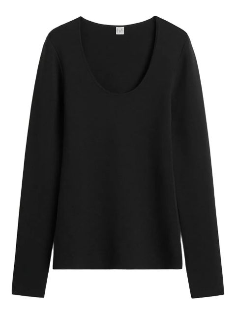 TOTEME knitted top - Black - zdjęcie produktu nr 1