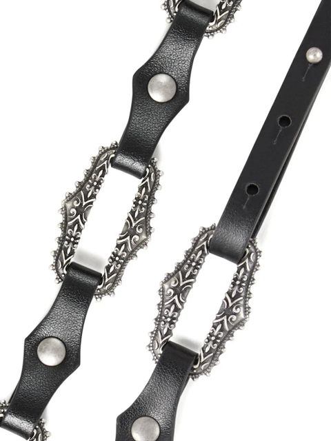 Ba&Sh Baptiste embellished chain belt - Black - zdjęcie produktu nr 2