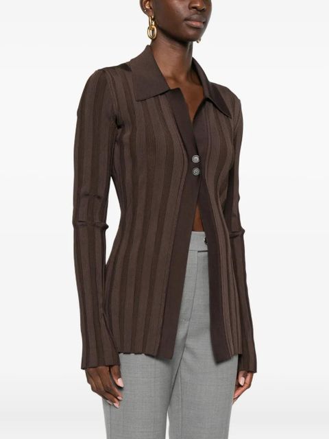 Sportmax Albio ribbed cardigan - Brown