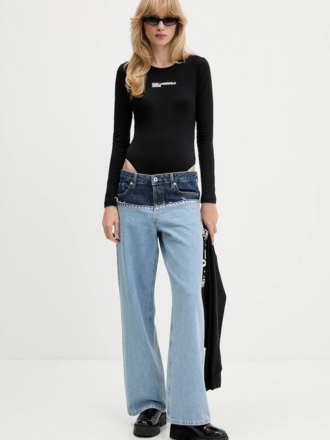 Karl Lagerfeld Jeans jeansy damskie medium waist A4W10046