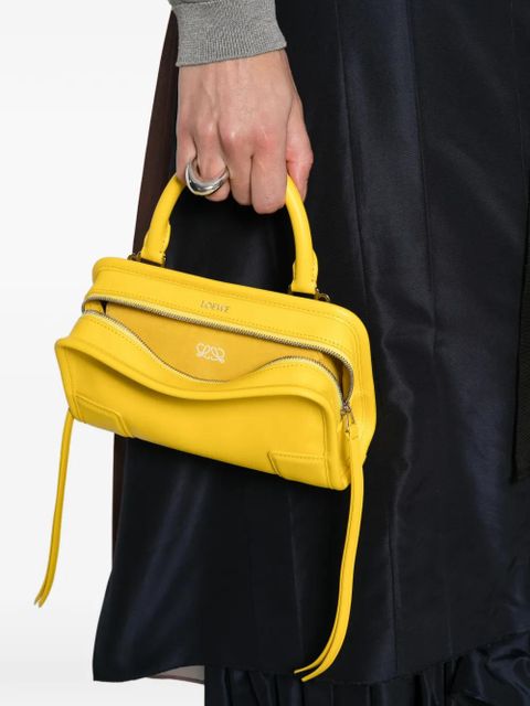 LOEWE mini Amazona 180 tote bag - Yellow - zdjęcie produktu nr 2