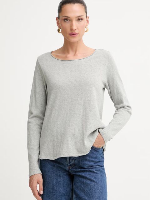 Marc O'Polo longsleeve damski bawełniany DENIM - zdjęcie produktu nr 1