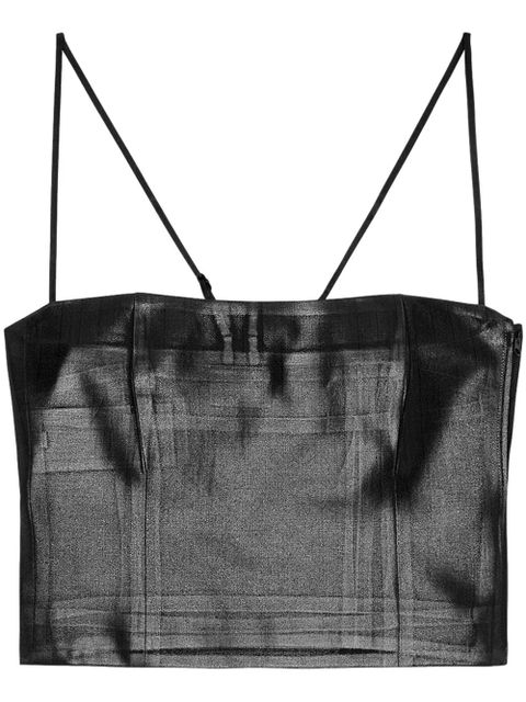 Diesel T-Reasure logo-plaque tank top - Black - zdjęcie produktu nr 1