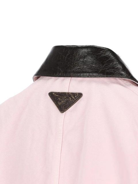 Prada patch-pocket cropped jacket - Pink