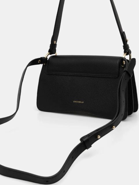 Coccinelle torebka skórzana kolor czarny E1 SSL 12 01 01