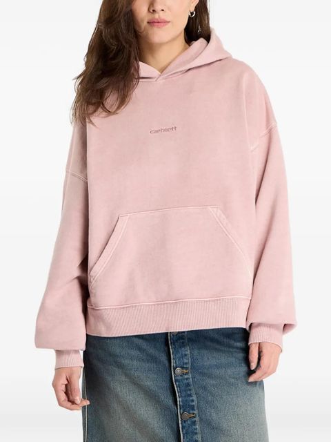Carhartt WIP Benton logo-embroidered hoodie - Pink - zdjęcie produktu nr 1