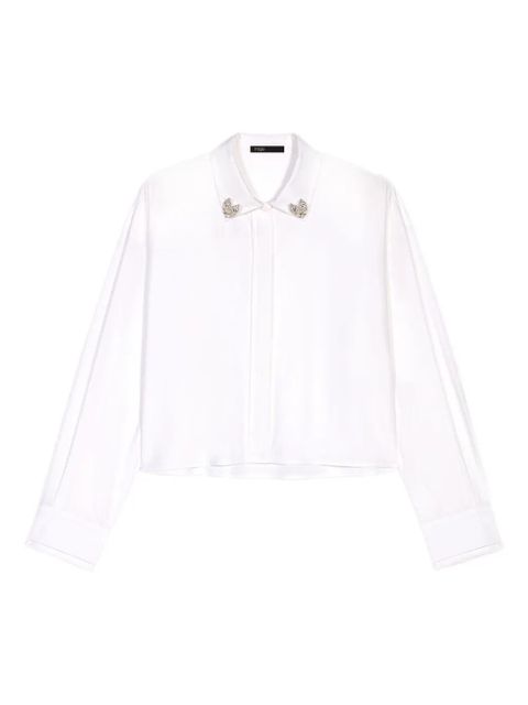 Maje jewel-detail shirt - White - zdjęcie produktu nr 1