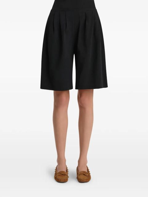 KHAITE cotton shorts - Black