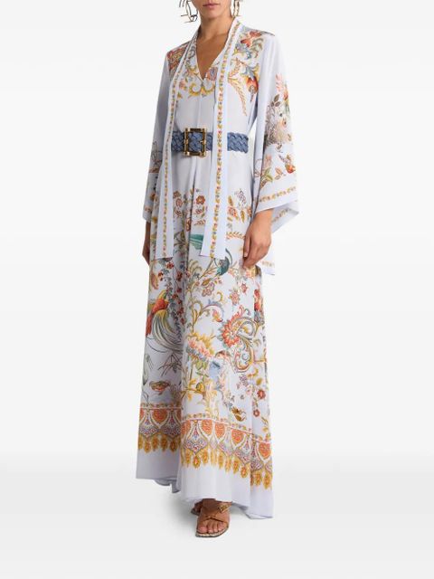 ETRO floral-print dress - Blue