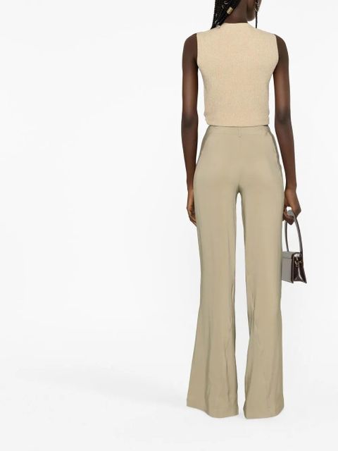 Jacquemus Le Pantalon Soffio flared trousers - Neutrals