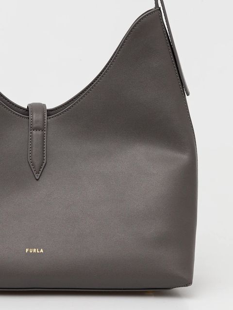 Furla torebka skórzana kolor szary WB01499.BX3104.4283S
