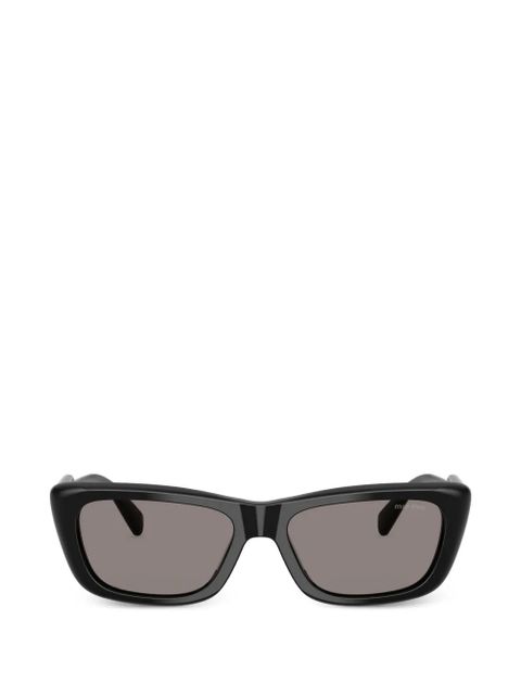 Miu Miu Eyewear rectangle sunglasses - Black - zdjęcie produktu nr 1