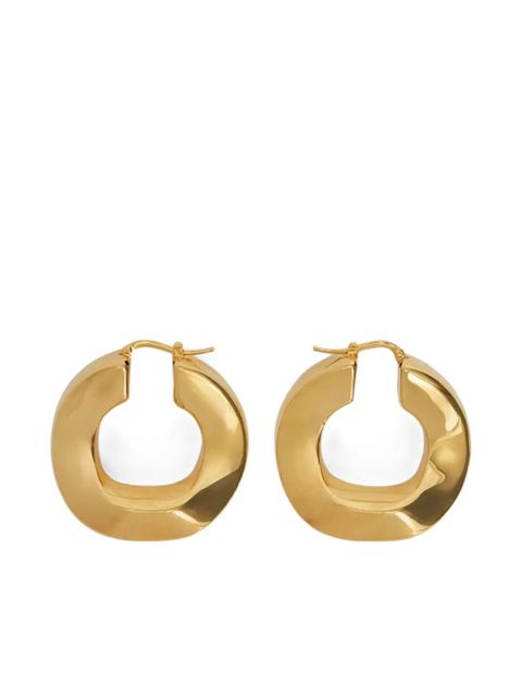 Jil Sander hoop earrings - Gold - zdjęcie produktu nr 1
