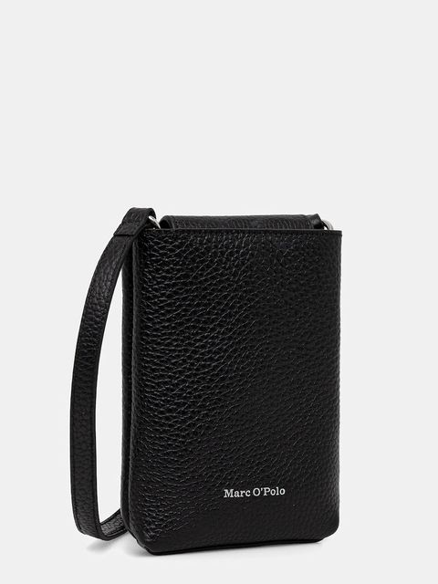 Marc O'Polo torebka skórzana kolor czarny 5000009285 - zdjęcie produktu nr 2