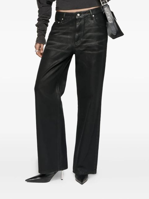 MISBHV Austin coated five-pockets straight-leg jeans - Black - zdjęcie produktu nr 1