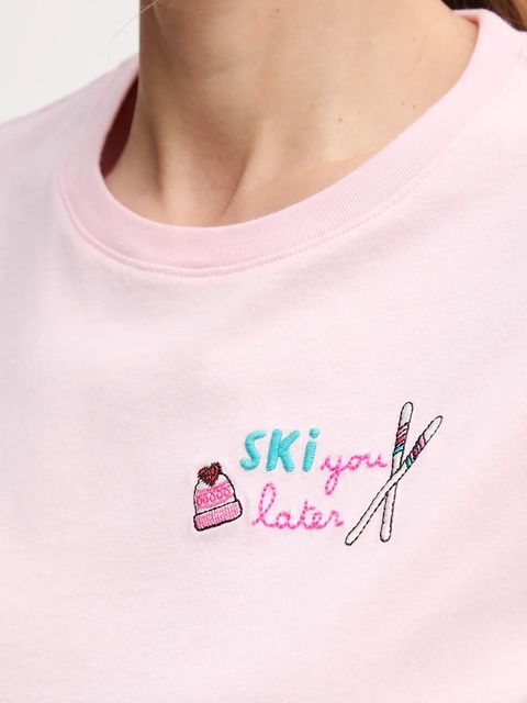 MC2 Saint Barth t-shirt bawełniany damski kolor różowy EMI0002