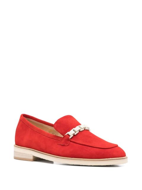 Casadei chain-detail loafers - Red