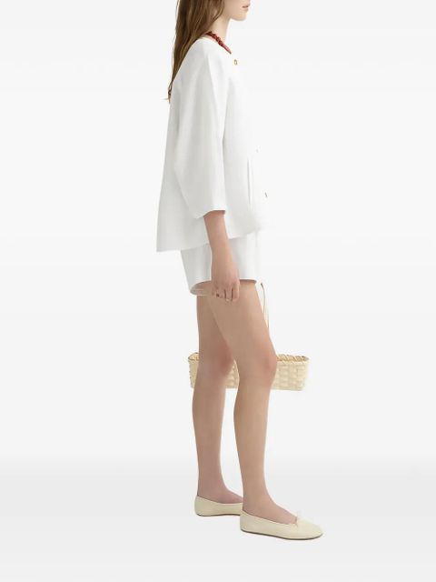 Posse Perri button-fastening shorts - Neutrals - zdjęcie produktu nr 2