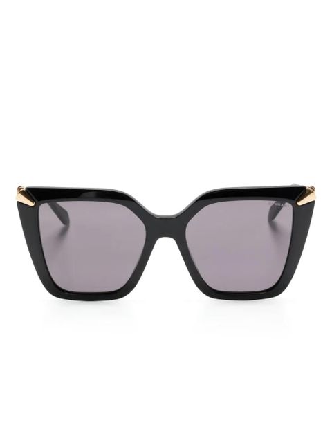 Bvlgari Serpenti butterfly-frame sunglasses - Black - zdjęcie produktu nr 1