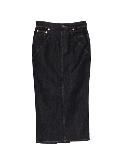 Givenchy seam midi skirt - Blue - zdjęcie produktu nr 1