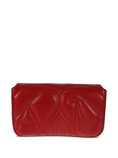 Alexander McQueen small Seal clutch bag - Red - zdjęcie produktu nr 2