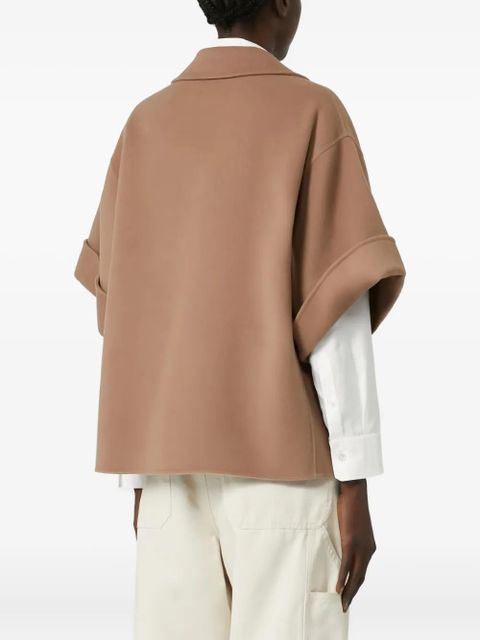 Weekend Max Mara Pera double-breasted short coat - Neutrals