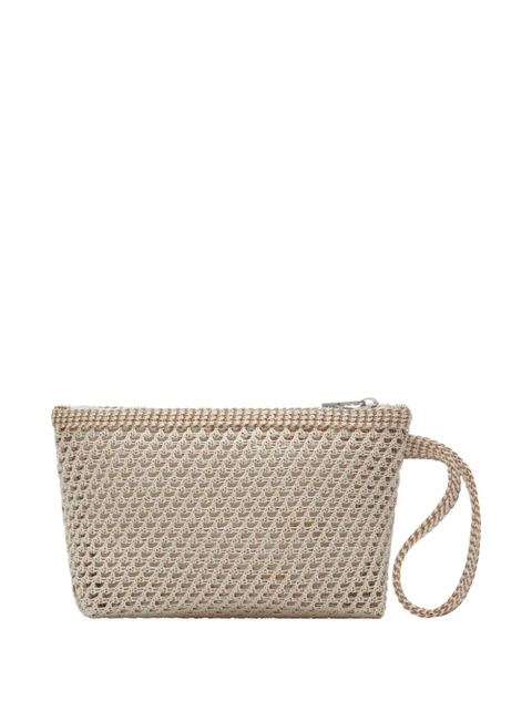 Burberry Equestrian Knight crochet clutch bag - White - zdjęcie produktu nr 2