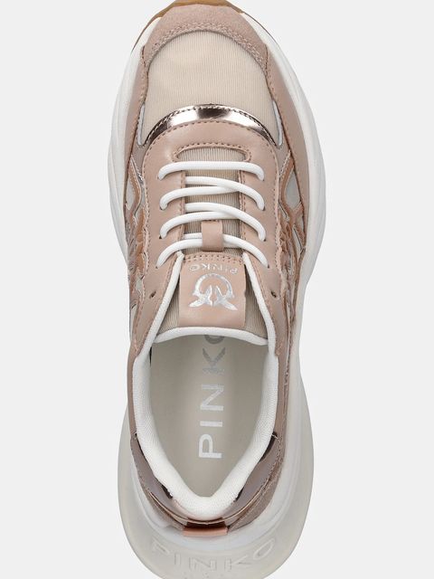 Pinko sneakersy Ariel 33 damskie kolor beżowy SS0135P142P26