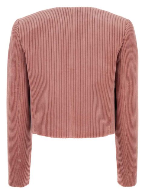 Chloé velvet cropped jacket - Pink - zdjęcie produktu nr 2