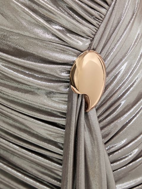 Answear.LAB sukienka kolor żółty mini dopasowana