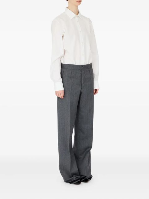 Maison Margiela wide-leg tailored trousers - Grey