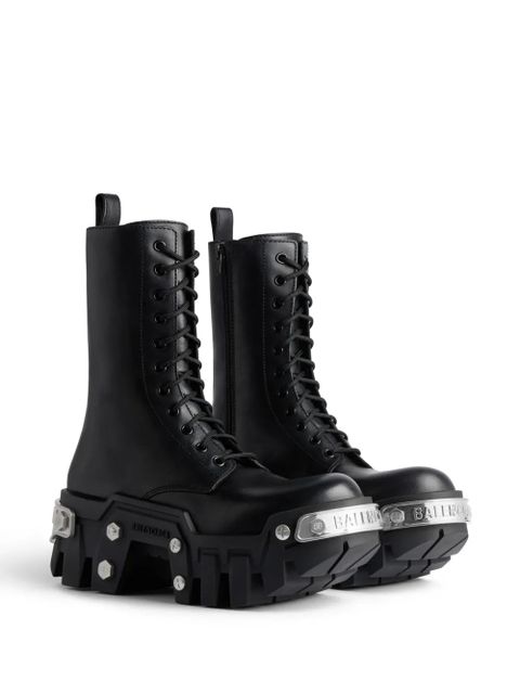 Balenciaga Bulldozer platform lace-up boots - Black - zdjęcie produktu nr 2